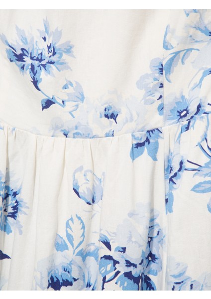 Kadın Çok Renkli Desenli Midi Elbise fiyatları