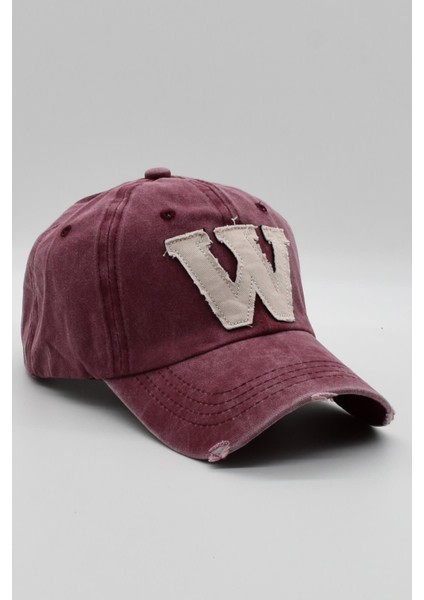 Kadın Bordo Eskitme Vintage Kep Şapka fırsatları