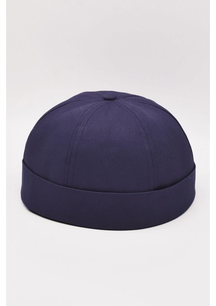 Lacivert Hiphop Docker Şapka %100 Pamuk Katlamalı Cap modelleri