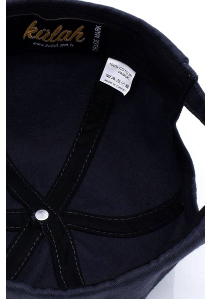 Lacivert Hiphop Docker Şapka %100 Pamuk Katlamalı Cap fırsatları