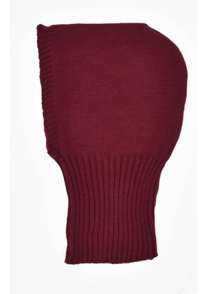 Balaclava Kadın Triko Kar Maskesi Bere Boyunluk Bordo fiyatları