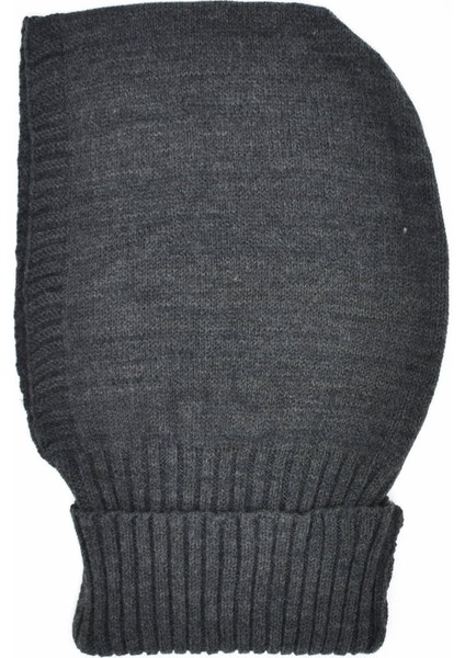 Balaclava Kadın Triko Kar Maskesi Bere Boyunluk Antrasit fiyatları