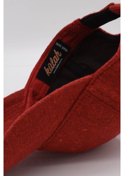 Kadın Kırmızı Yünlü Kışlık Beyzbol Kep Şapka modelleri