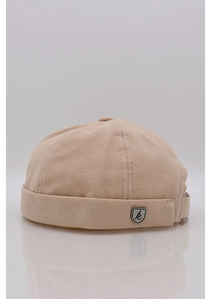 Kadın Hipster Katlamalı Cap Bej Docker Şapka fiyatları
