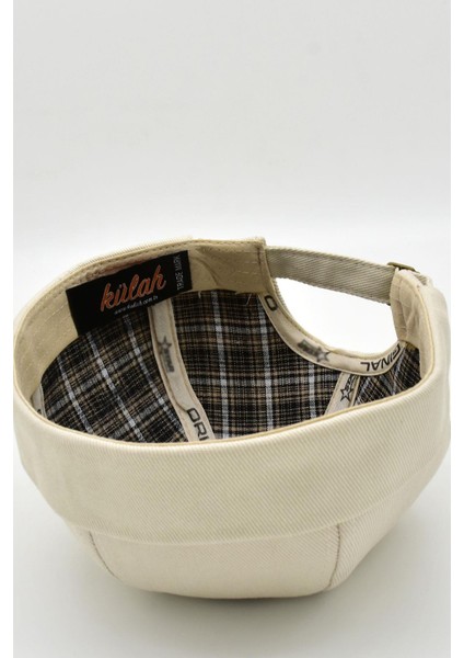 Bej Hiphop Docker Şapka %100 Pamuk Katlamalı Cap indirimleri