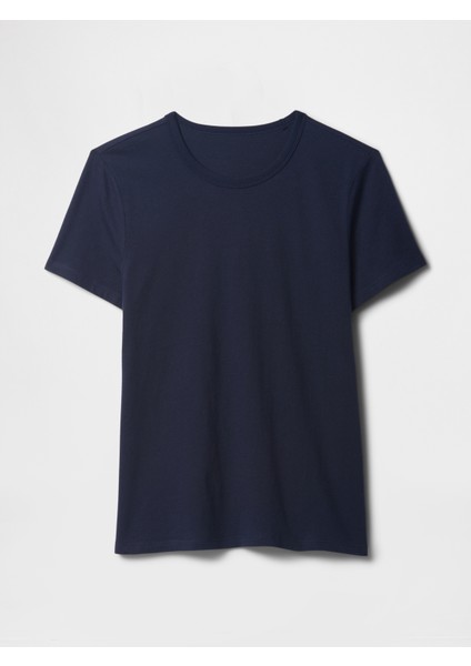 Kadın Lacivert Bisiklet Yaka T-Shirt fiyatları
