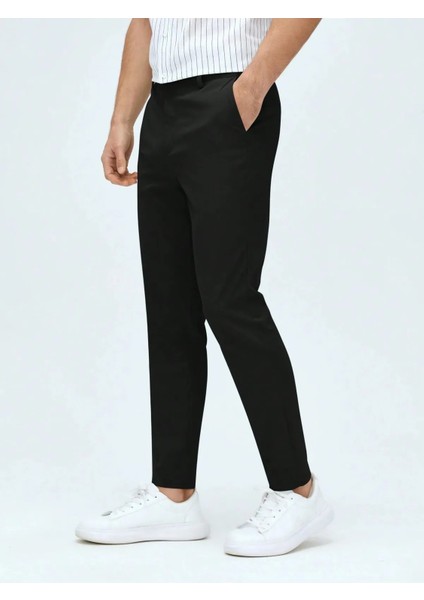 Casual Regular Fit Erkek Keten Chıno Pantolon