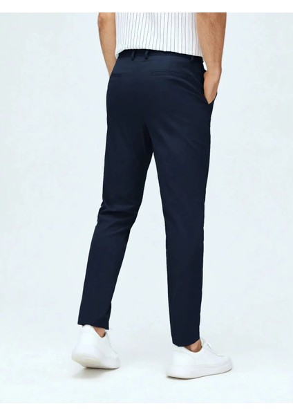 Casual Regular Fit Erkek Keten Chıno Pantolon