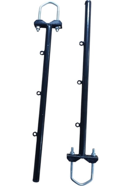 Balkon Kurutmalığı Metal Çamaşır Askılığı Siyah Küpeşte