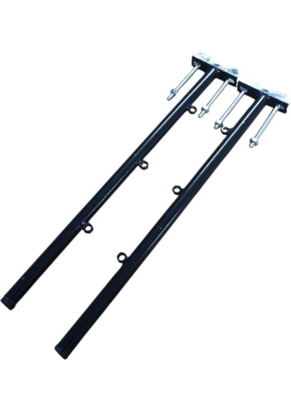 Balkon Kurutmalığı Metal Çamaşır Askılığı Siyah Küpeşte