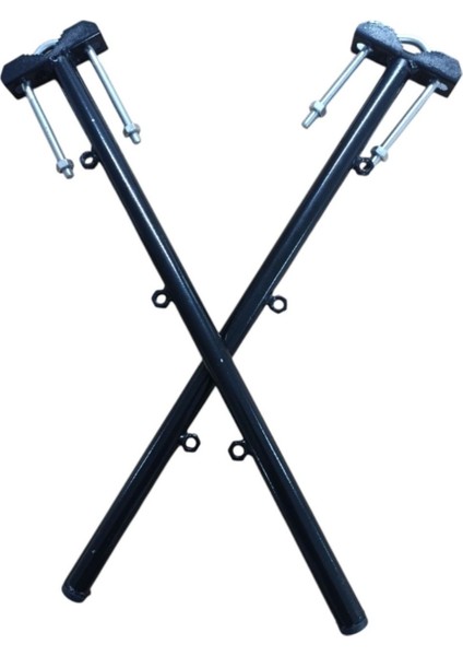 Balkon Kurutmalığı Metal Çamaşır Askılığı Siyah Küpeşte
