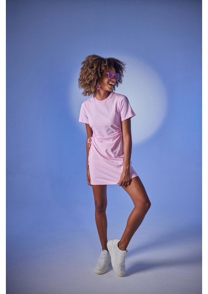 Wex Tshirt Elbise Pembe modelleri