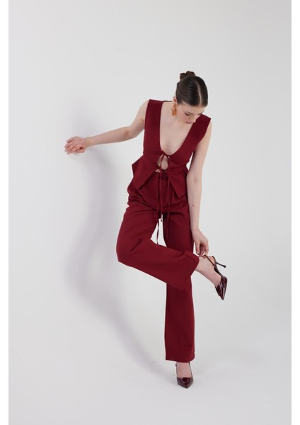 Giselle Pantolon Bordo modelleri