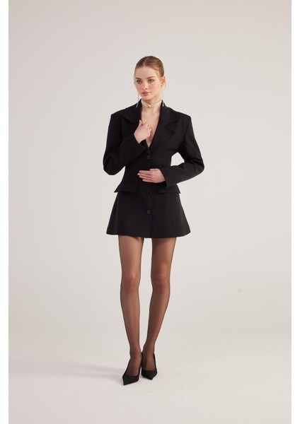 Deja Blazer Ceket Siyah