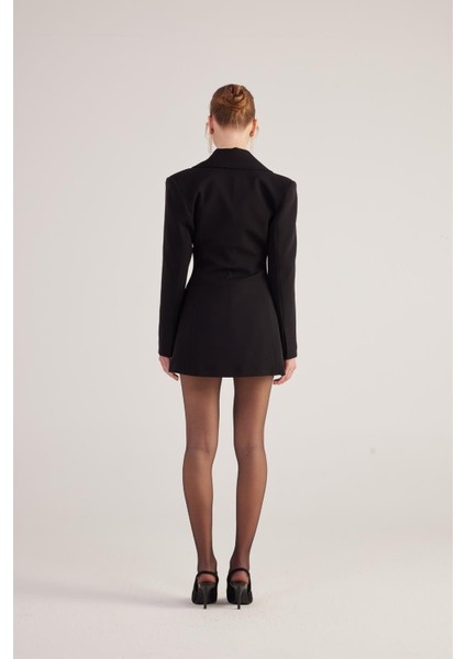 Deja Blazer Ceket Siyah