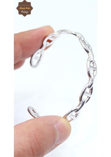 Zincir Tasarım 925 Ayar Gümüş Kadın Bilezik 201023991 fiyatları