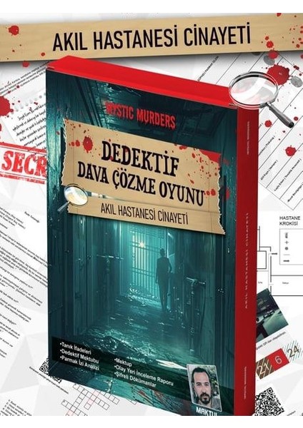 Dedektif Vaka Çözme Oyunu Akıl Hastanesi Cinayeti Davası
