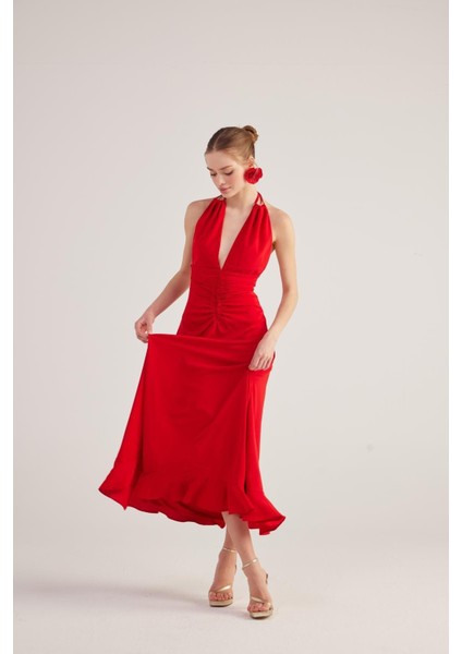 Singa Elbise Kırmızı fiyatları