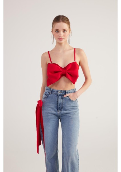 Jazmin Bluz Kırmızı