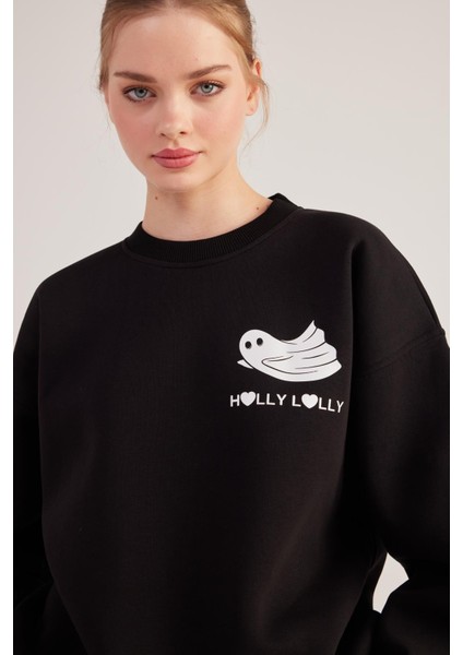 Ghosting Sweatshirt Siyah fiyatları