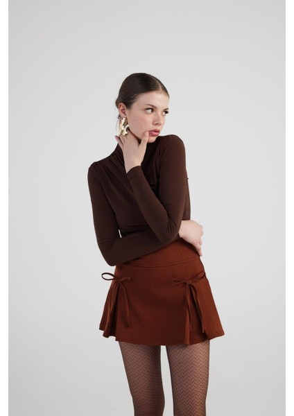 Elena Şort Etek Kahve fiyatları