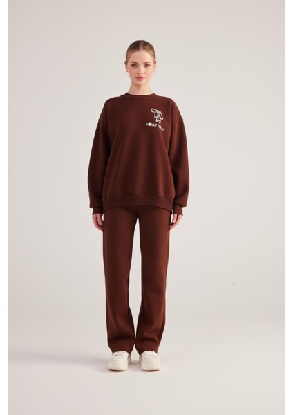 Gaslighting Sweatshirt Kahve indirimleri