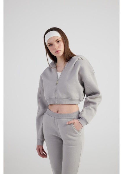 Mixed Sweatshirt Gri