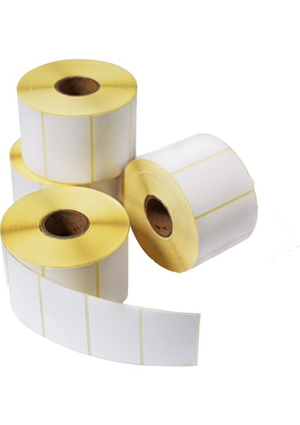 40 x 58MM Nonperm Termal Etiket Iz ve Kalıntı Bırakmayan. 1250'LIK Rulo/sarım. Mobilyacılar, Cam Üreticileri Ebatlama Sektöründe Kullanılan Etiket.
