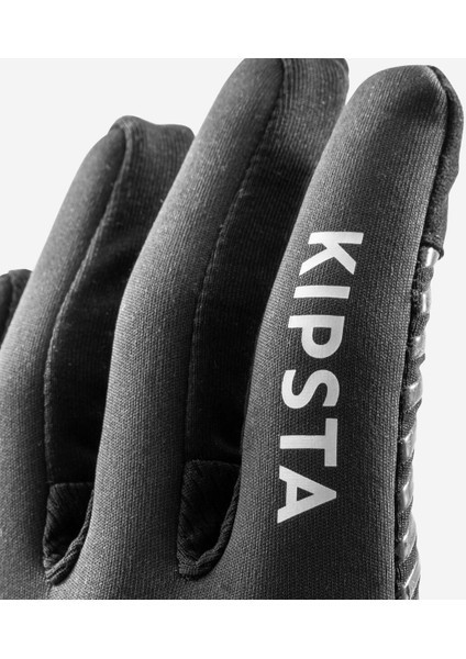 Kipsta yetişkin kaleci eldiveni - siyah - keepwarm