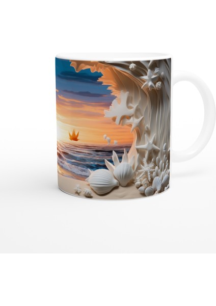 Deniz Mağarasından Gün Doğumu Kupa Bardak modelleri