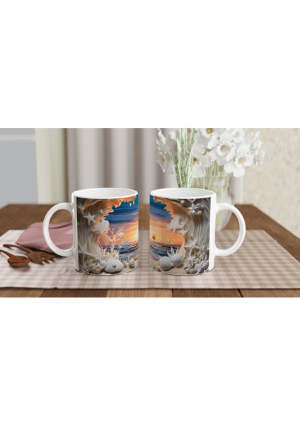 Deniz Mağarasından Gün Doğumu Kupa Bardak indirimleri