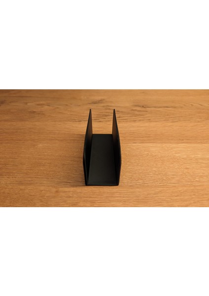 Minimalist Lüks Peçetelik | Modern Tasarımlı Plastik Masaüstü Peçete Tutucu (12X5 Cm)