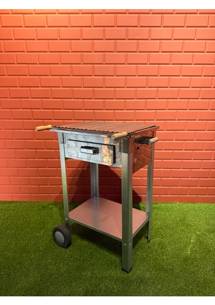 50X35 Krom Tekerlekli Mangal M Boy fiyatları