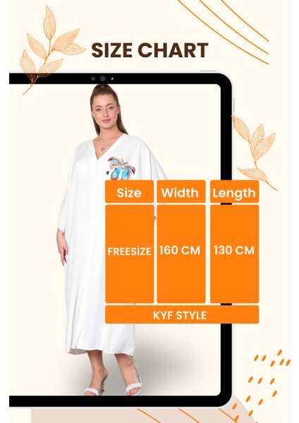 Beyaz V Yaka Göğsü Kelebek Nakışlı Cepli Oversize Uzun Gömlek Elbise indirimleri