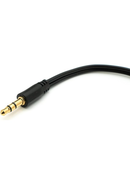 3.5mm Stereo Kulaklık Ses Çoklayıcı Y Kablo 2 Dişi 1 Erkek Splitter Kablo