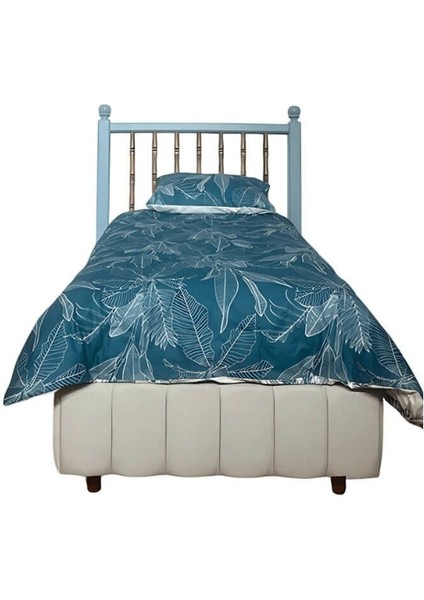 Mavi Mdf Başlıklı Baza Başlık Set 120*200