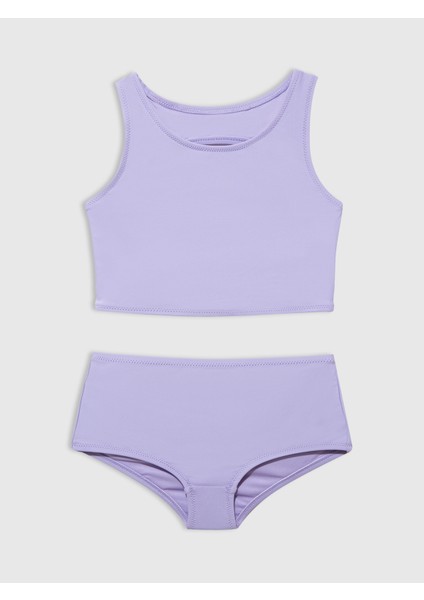 Kız Çocuk Lila Bikini Takımı