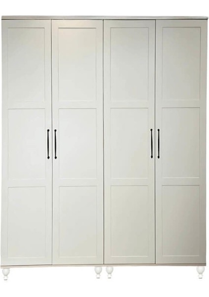 Alin Mdf 4 Kapaklı Çekmeceli Genç Odası Dolabı