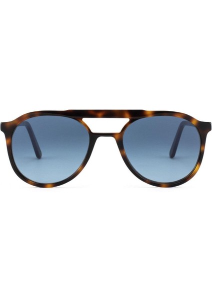 Pilot Havana 53 Unisex Güneş Gözlüğü, Kahverengi Asetat Çerçeve, Mavi Degrade Lens fiyatları