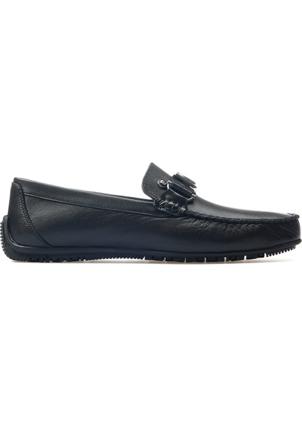 Erkek Deri Toka Detaylı Loafer Ayakkabı 25Y 25110 M