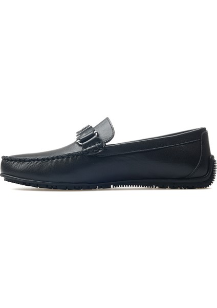 Erkek Deri Toka Detaylı Loafer Ayakkabı 25Y 25110 M