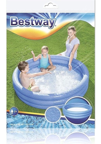 Bestway 152x30cm Düz Zemin Havuz, Mavi, 3 Bölmeli, Pompa Hariç fiyatları