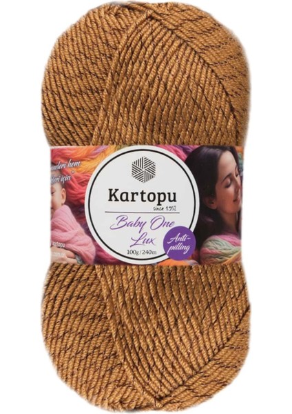 Baby One Lux Simli Tüylenmeyen Bebek Yünü Taş K855