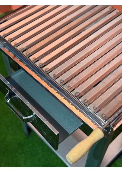 50X35 Krom Fırınlı Portatif Ayaklı Mangal modelleri