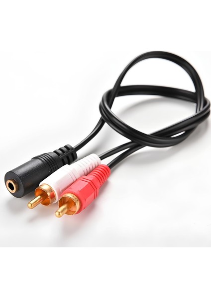 3.5mm Stereo To 2rca Tos Çevirici Dönüştürücü Adaptör Kablosu