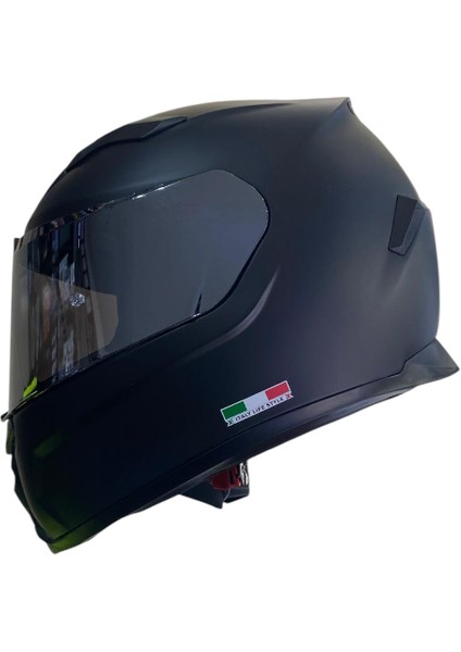 Kapalı Kask Sw 820 Matt Black
