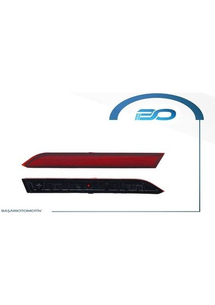 Wısco 3G0945105A Tampon Reflektoru Arka Sol Vw Passat 15 -