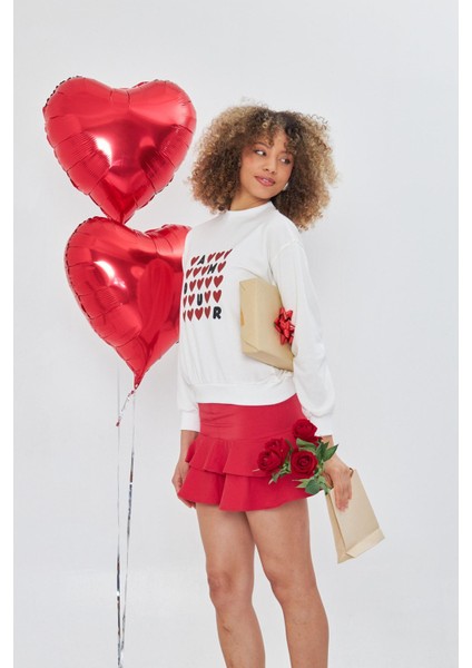 Amour Baskılı Sweatshirt modelleri