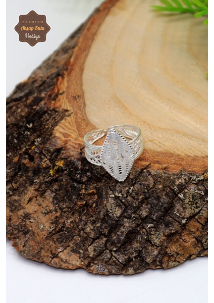 Mekik Model El Işçiliği 925 Ayar Gümüş Telkari Kadın Yüzük 201023975 fiyatları