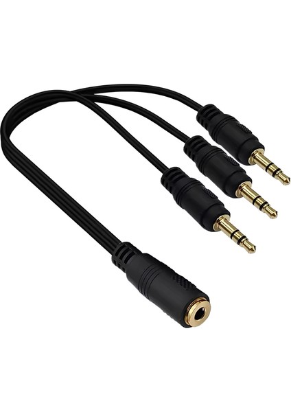 Speeduf3 Erkek Stereo 1 Dişi Stereo 1 Dişi Aux 3 Erkek Aux Kablo Ses Sistemi Kablosu